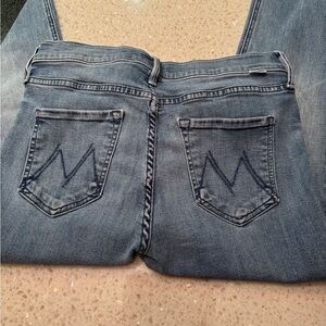 Mother - Women's Blue Jeans Midrise Dazzler Crop